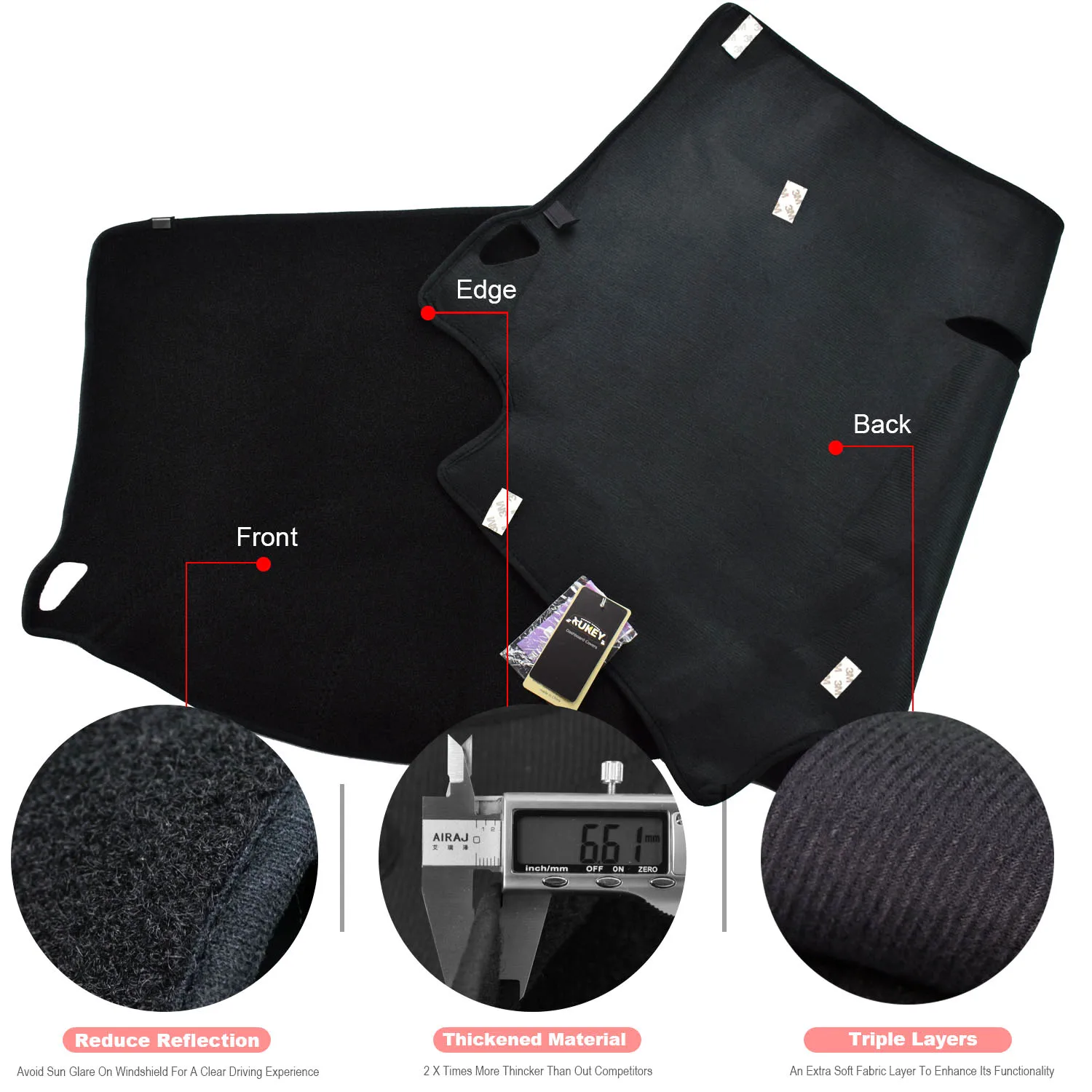 Чехол для приборной панели AX LHD коврик подходит Ford Focus 2 MK2 Солнцезащитный чехол 2005