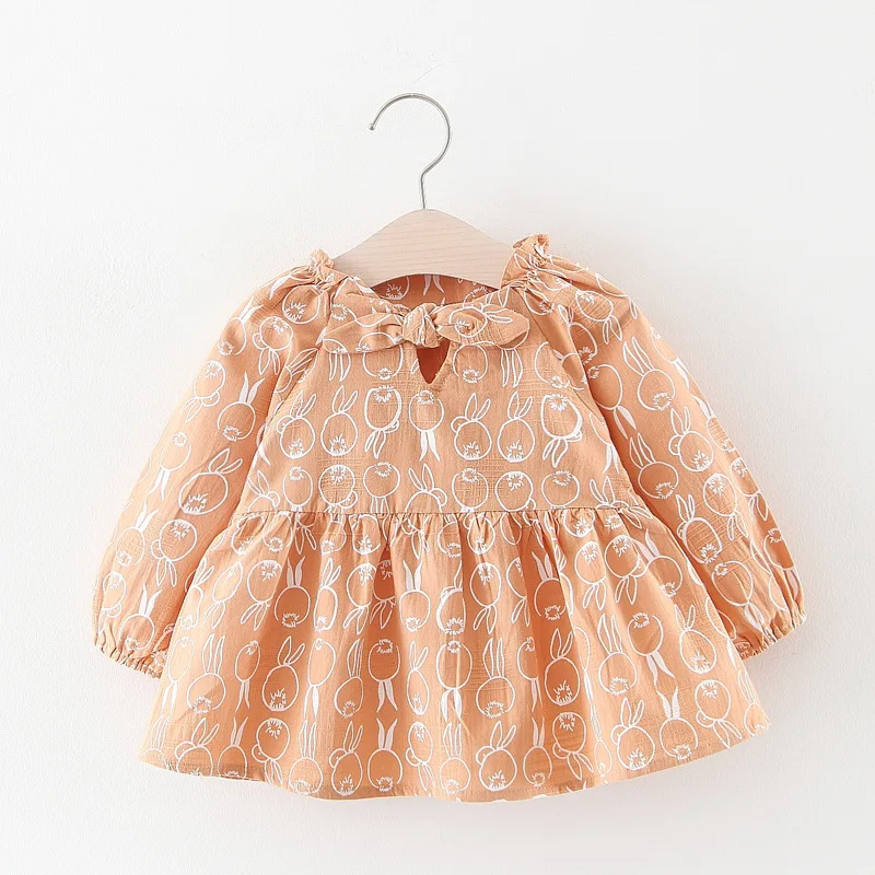 baby dress long sleeve kids girls princess for toddler girl dresses 1 to 4years children party costume | Детская одежда и обувь