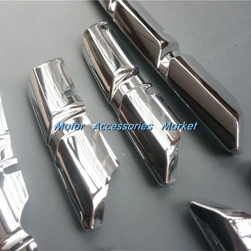 Новый 7 шт полный набор хромированная передняя решетка облицовки радиатора для