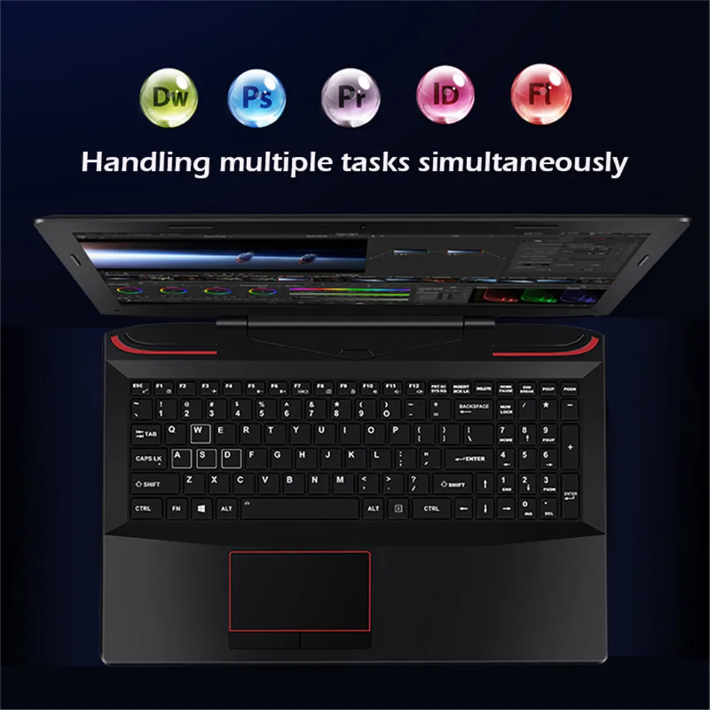Intel i7 6700HQ игровой ноутбук 15 6 дюймов 4G видеокарта 8G ram 256G SSD 1 ТБ HDD выделенная карта