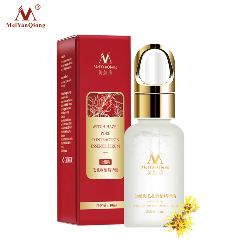 10ml Effective Face Pore Shrinking Essence Witch Hazel Contraction for Cleaning Pores Astringent Skin Serum | Красота и здоровье