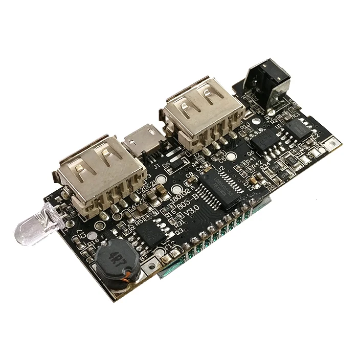 Автоматическая защита! Двойной USB 5V 1A 2.1A Мобильный Внешний аккумулятор 18650