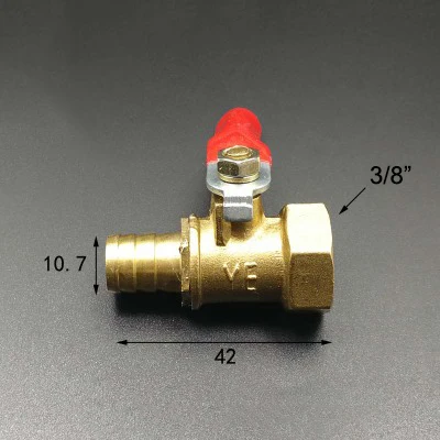 Латунный шаровой кран с резьбой BSP 10 мм х 3/8 дюйма|ball valve|brass ball valvethreaded valve |