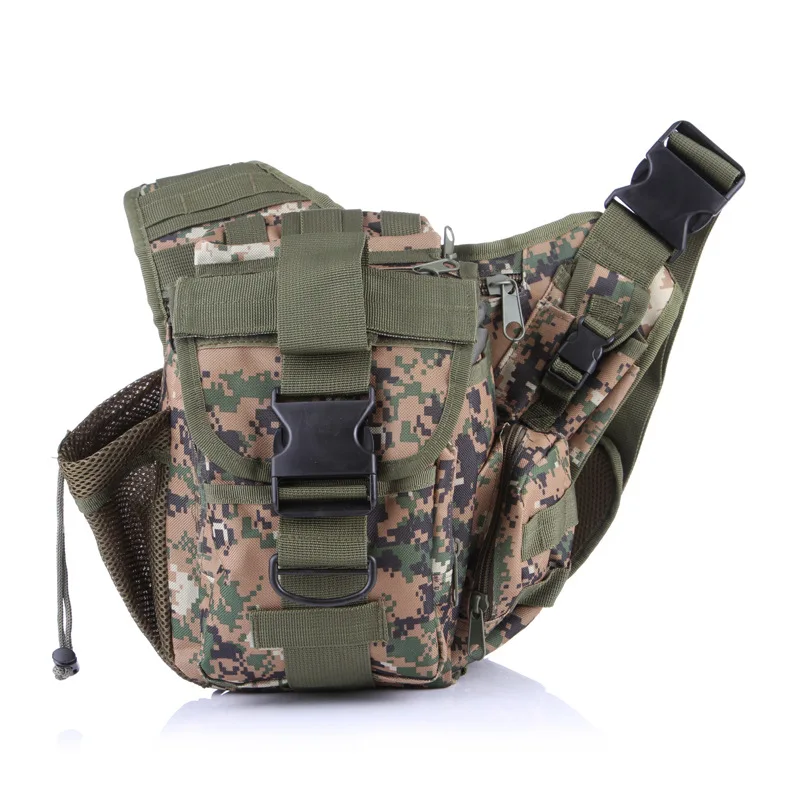 Тактический Военный Рюкзак Molle дорожная сумка в камуфляжной расцветке спортивная сумка для отдыха на природе походная Мужская Женская камера сумки для альпинизма - Цвет: Digital Woodland