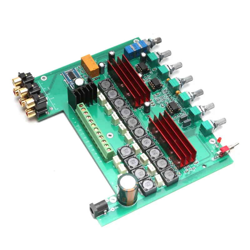 KYYSLB 100 Вт+ 50 Вт* 2+ 50 Вт+ 50 Вт* 2 TPA3116 4,2 Bluetooth усилитель A600 5,1 канальный усилитель плата DC12-25V с высоким и низким тонусом