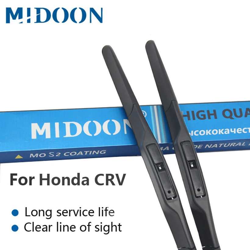 MIDOON лобовое стекло гибридные щетки стеклоочистителя для Honda CR-V ( CRV ) Fit Hook Arms