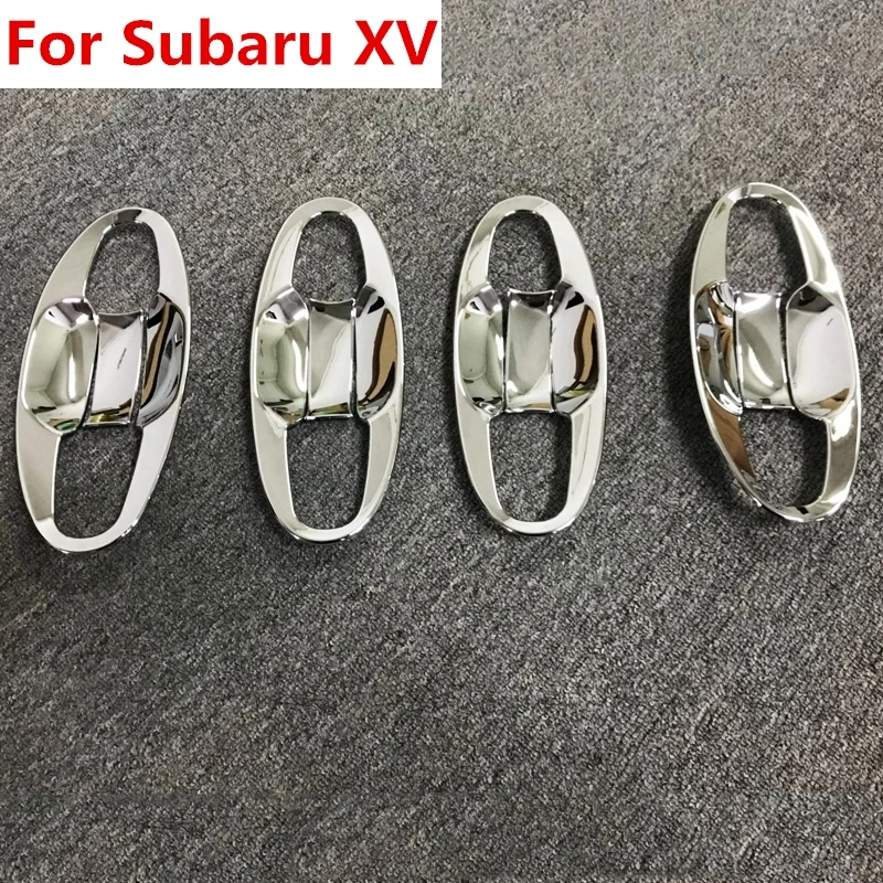 Новинка для Subaru XV 2012 2013 2014 2015 2016 2017 2018 ABS Хромированная дверная ручка Чаша отделка