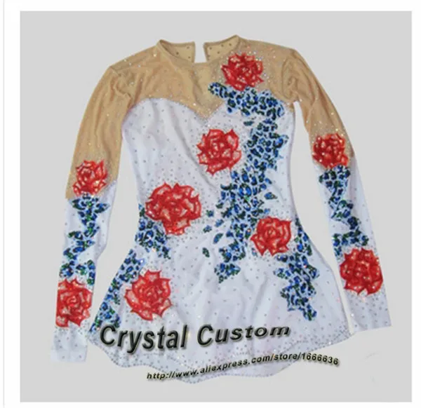 Детское платье для соревнований по фигуре с кристаллами|dresses beautiful|dress branddress for |