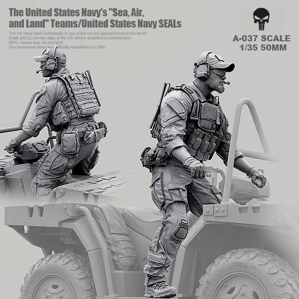 1/35 Смола Наборы современный американский с дизайном морских котиков спецназа