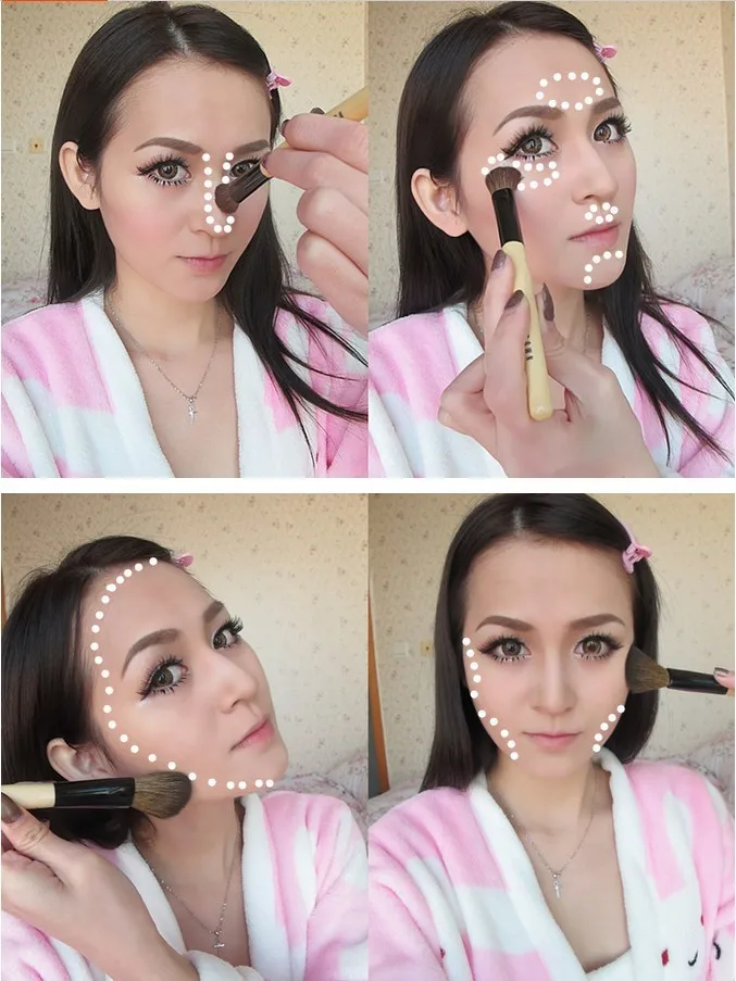 Высококачественный профессиональный макияж 4 цвета матовая фотопалитра