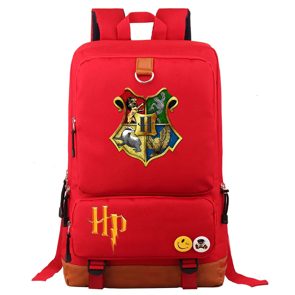 Волшебный Хогвартс hp Письмо значок Гриффиндор мальчик девочка школьная сумка женский рюкзак подростковый лоскутный холст мужской студенческий рюкзак
