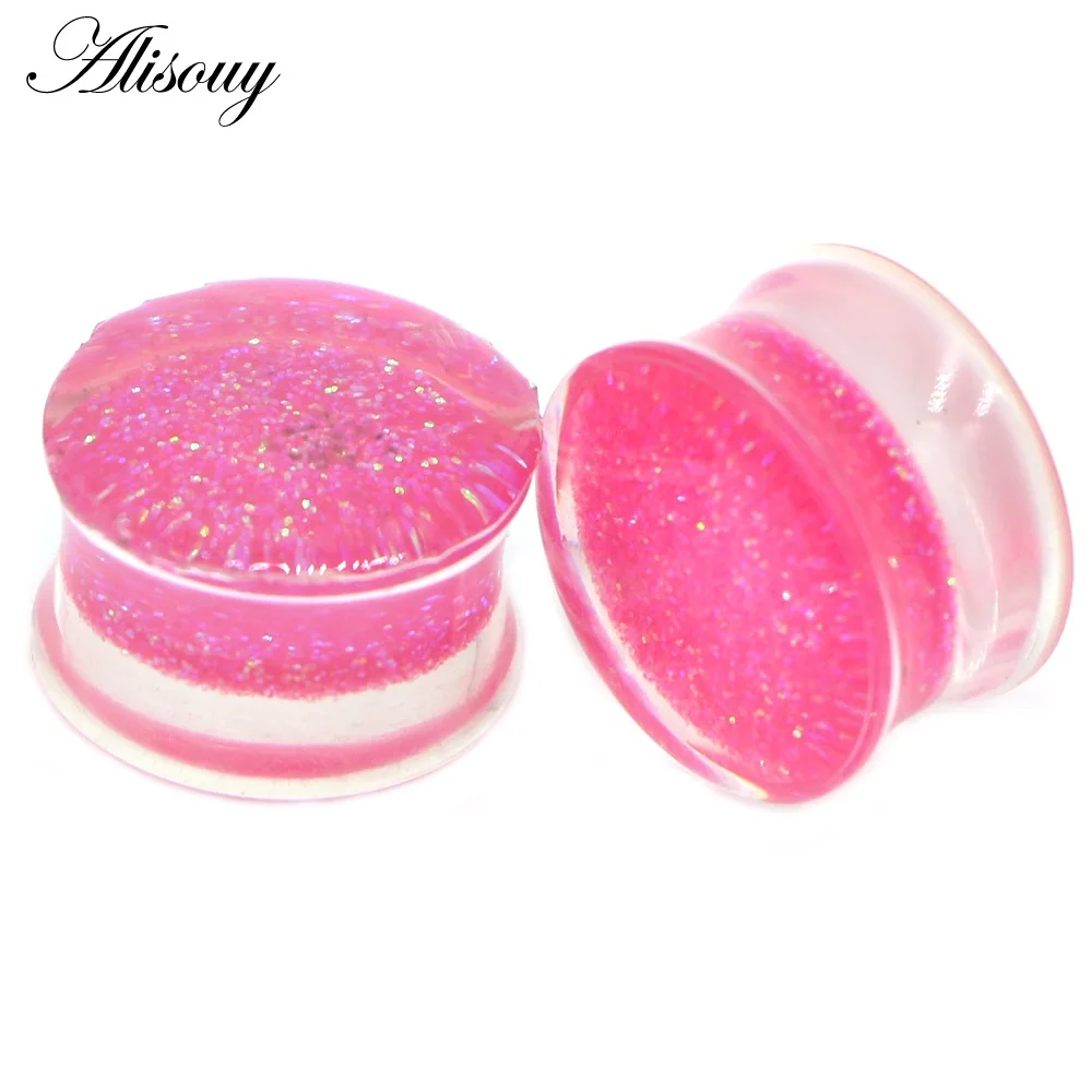 EM0367C Pink Powder 1 шт звезда крест одуванчик жидкая Золотая рыбка беруши Туннели акриловые носилки расширитель серьги телесный пирсинг уха ювелирные изделия для тела - Окраска металла: EM0367C Pink Powder