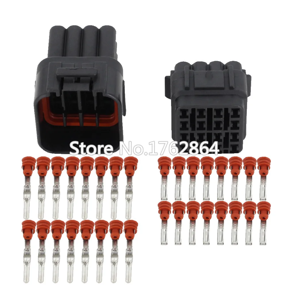 5 Sets 16 Pin/Way Waterproof Electrical Wire Connector DJ7163Y-2.2-21/11 Male and female Automobile 16P | Обустройство дома