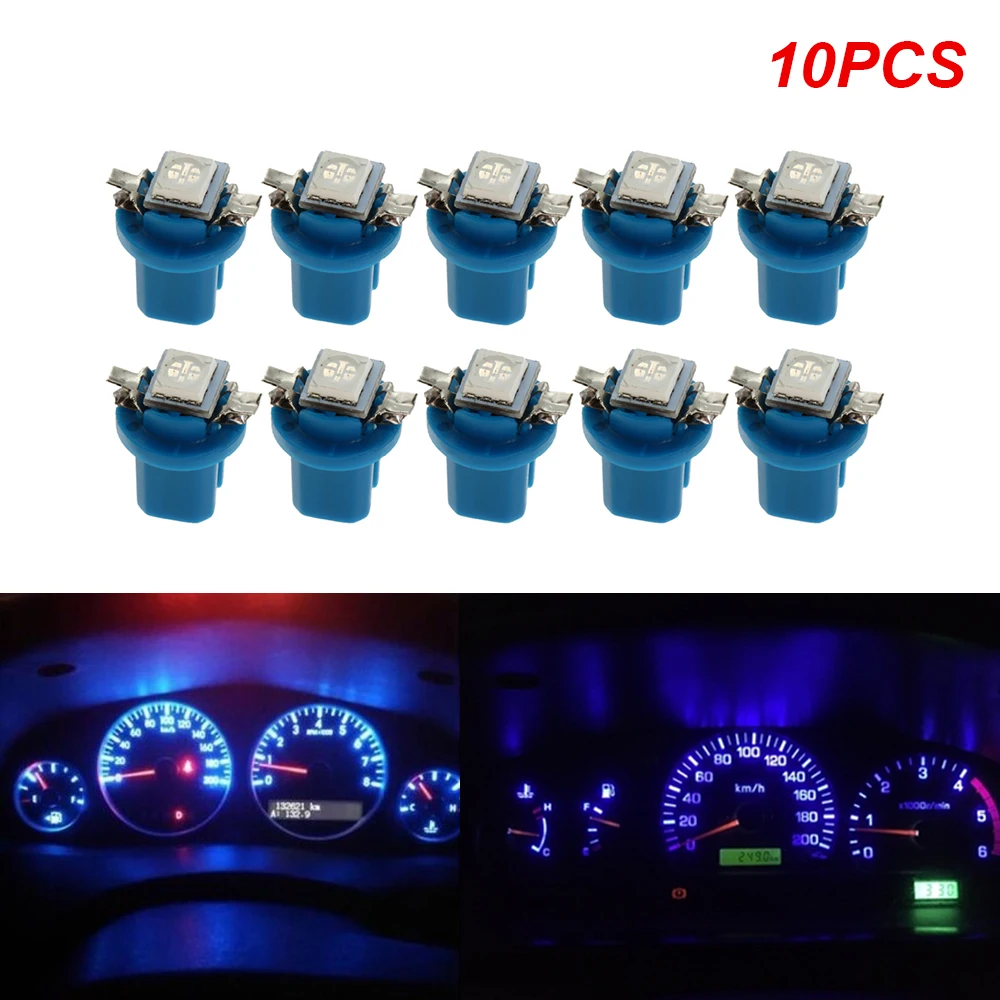 

Приборная панель T5 B8. 5d 5050 1SMD, светодиодная, 10 шт.