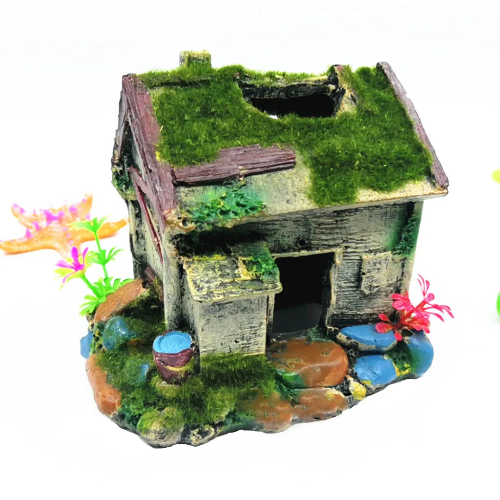 Украшение для аквариума высокое качество украшение дома Dodge флокирование