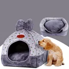 Мягкий красочный диван для домашних животных, красивая зимняя сохраняющая тепло кровать для маленьких и средних домашних собак DB706