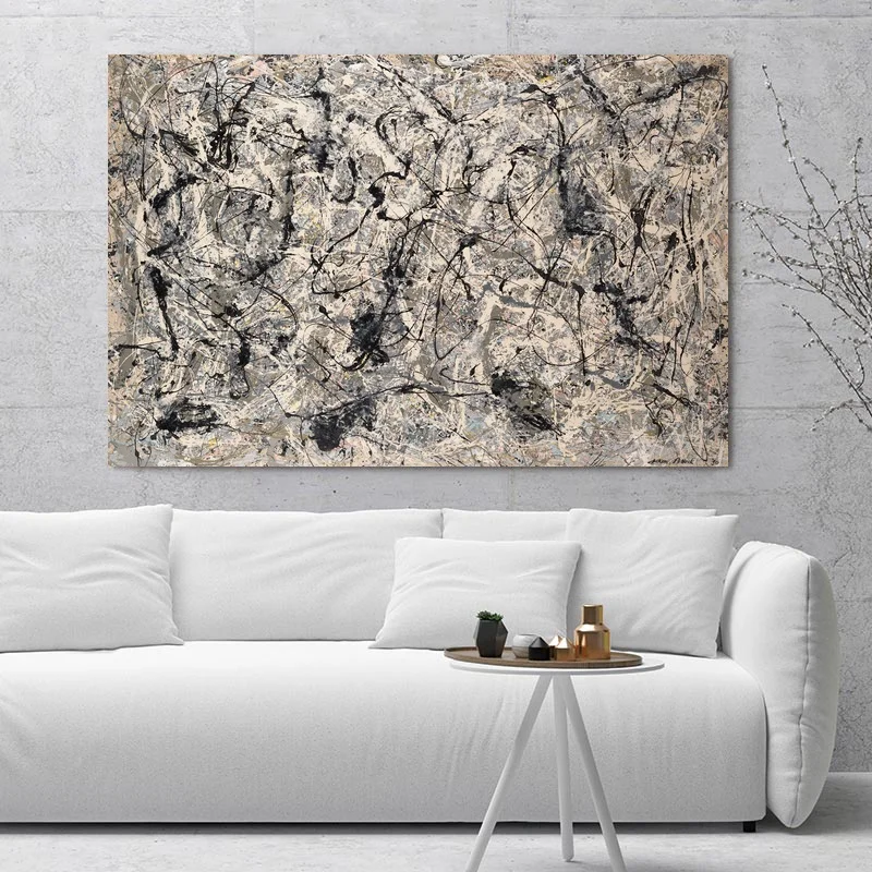 

Jackson Pollock Art Oil Painting Poster Prints Home Wall Decor Painting 24x36 Inches