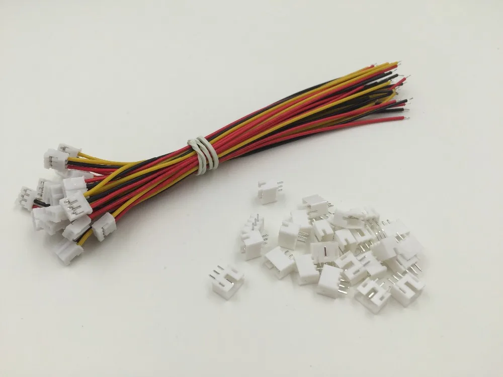Лидер продаж Прямая с фабрики 5 комплектов Mini Micro JST 2,0 PH 3-контактный разъем с проводами кабели 150 мм