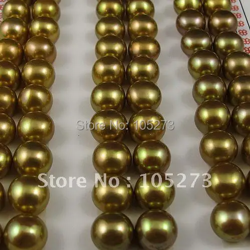 

Free shipping AAA 7-8MM Brown color Genuine fresh water button pearls half drilled 30pairs/lot New Arrive Party Jewelry Hot Sale