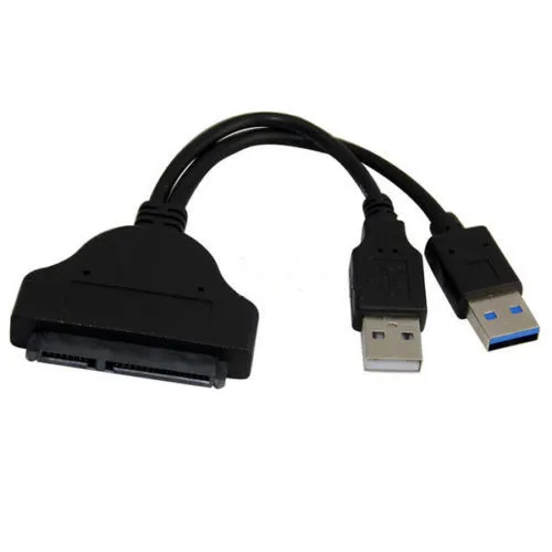 Переходник для жесткого диска с USB 3 0 + 2 на SATA 5 &quot22 pin Кабель-адаптер м | Компьютеры