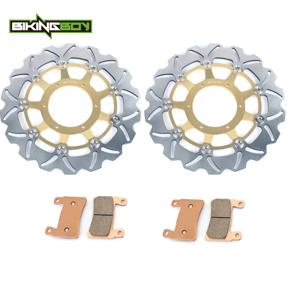 BIKINGBOY для Honda CBR 600 F F4i SuperSport F4 01 02 03 04 05 06 F1 F2 F3 F5 F6 передние тормозные диски роторов