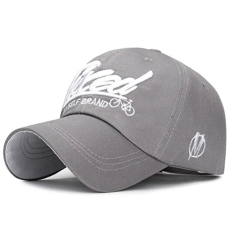 COKK Snapback Головные уборы, бейсболки для женщин и мужчин, унисекс, Изогнутые Козырьки, шапка для папы, Женская Регулируемая Мужская кепка с вышитыми буквами Kpop Gorras - Цвет: Gray