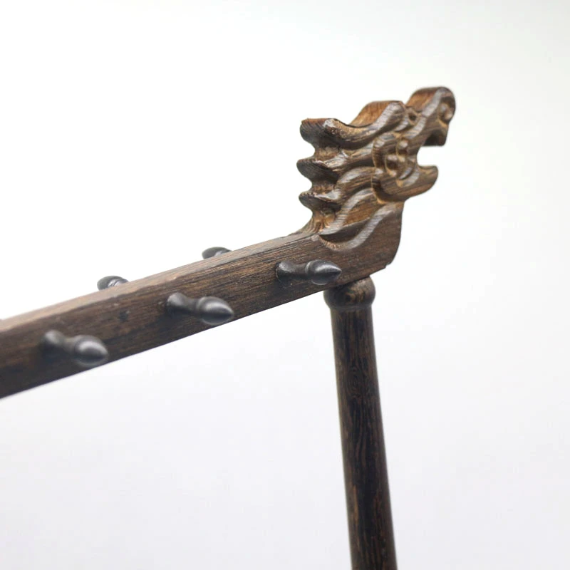 Античный простой стиль подставка для кистей письма твердая деревянная