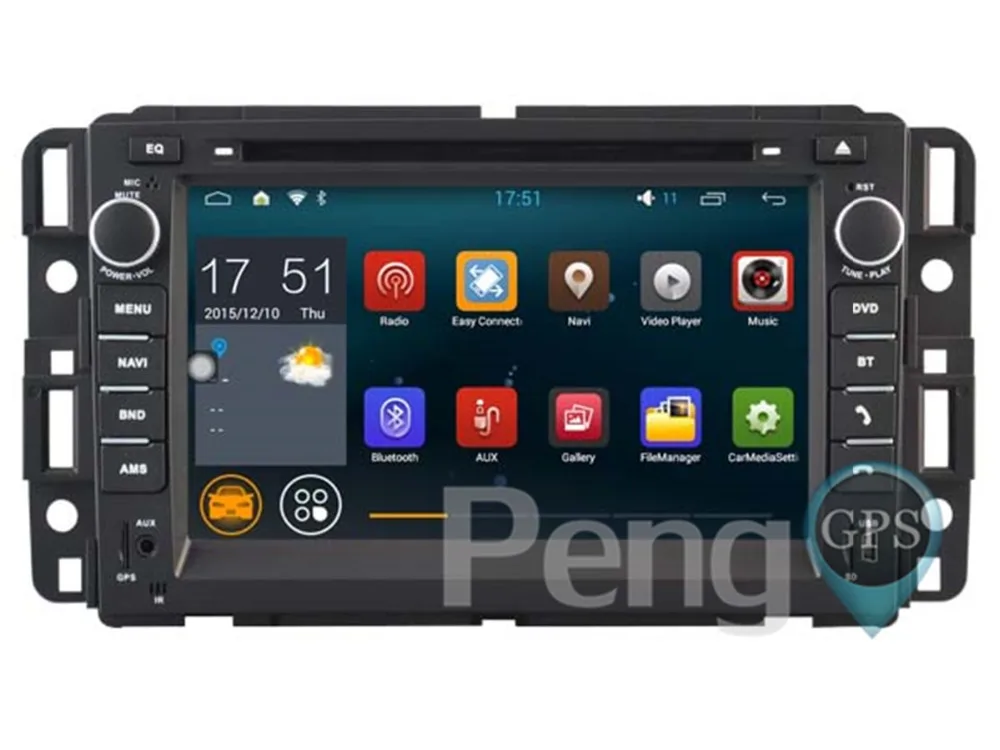 Автомагнитола 2 Din 7 дюймов GPS-навигация Android 8 1 для GMC Yukon Sierra надлежащего качества