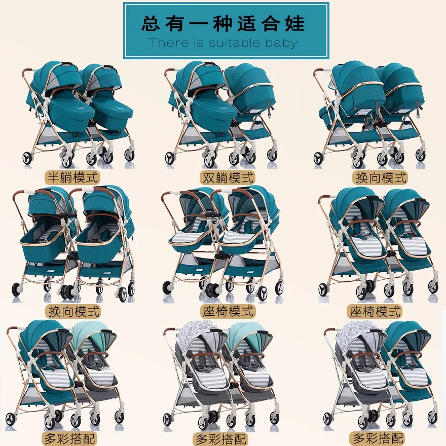 Bugaboo брендовая коляска для осла высокая видимость двойная легко складывается и