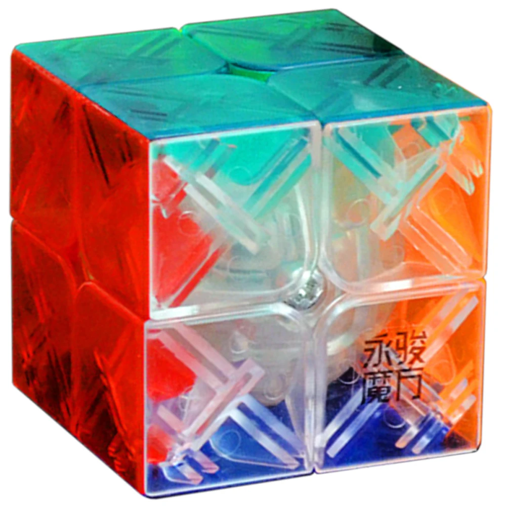 2*2*2 гиалин YJ 5 1 см 2x2x2 магический куб 2 слоя Cubo Megico Головоломка Куб Детская игрушка