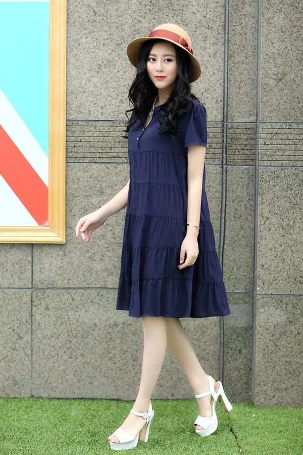 Новинка, винтажное летнее платье, vestidos robe, свободное, размера плюс, с коротким рукавом, с принтом, для офиса, женское платье, Elbise, M-4XL Размер