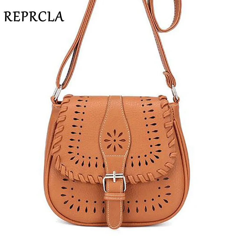 Женская винтажная сумка мессенджер из искусственной кожи с вырезами 9L02|handbag