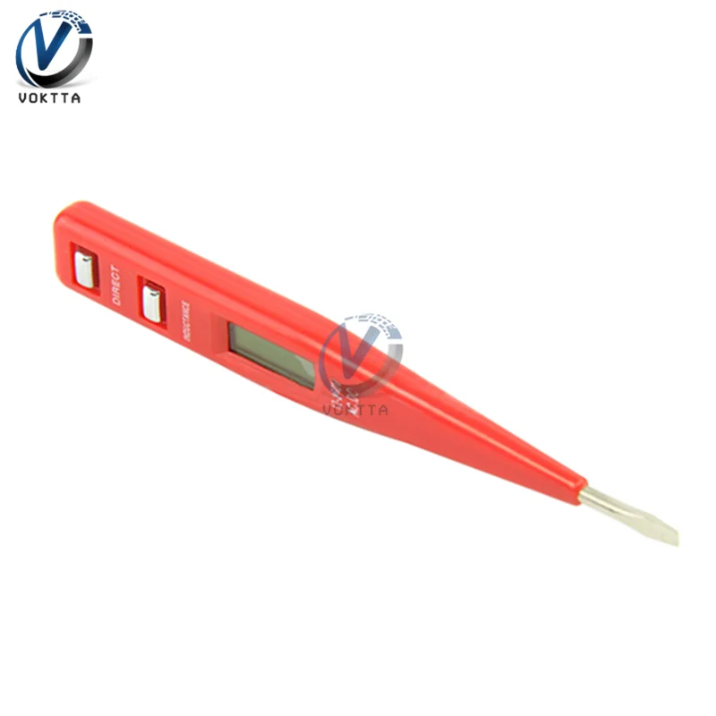 AC DC 12 V-250 V тест напряжения er ручка Бесконтактный lcd электрический детектор сигналов тревоги тест er Датчик Тестер ручка Обнаружение напряжения ручка