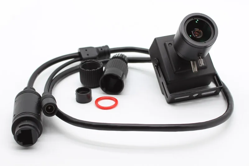 Мини HD аудио POE IP камера CCTV AI 2MP 1080p SONY IMX307 черный светильник Низкий XMeye ONVIF H.265