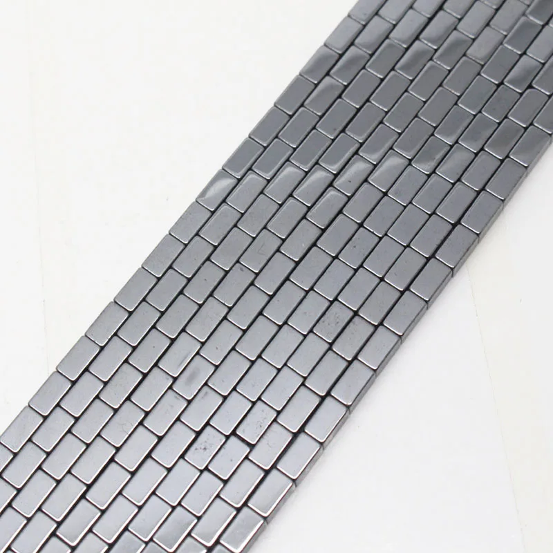 

Mini. order is $7!3x5mm Natural Black Hematite Square Cube Loose Beads Spacer Strand 15"