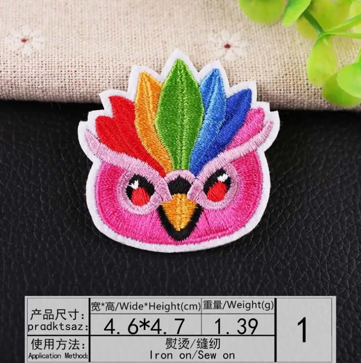 10 шт. нашивки с вышивкой в виде животных