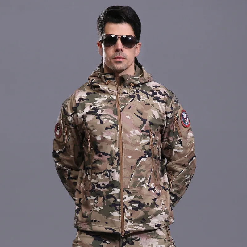 2017 Новинка TAD брендовая куртка V4.0 Военная Тактическая мужская Lurker Shark Skin Мягкая
