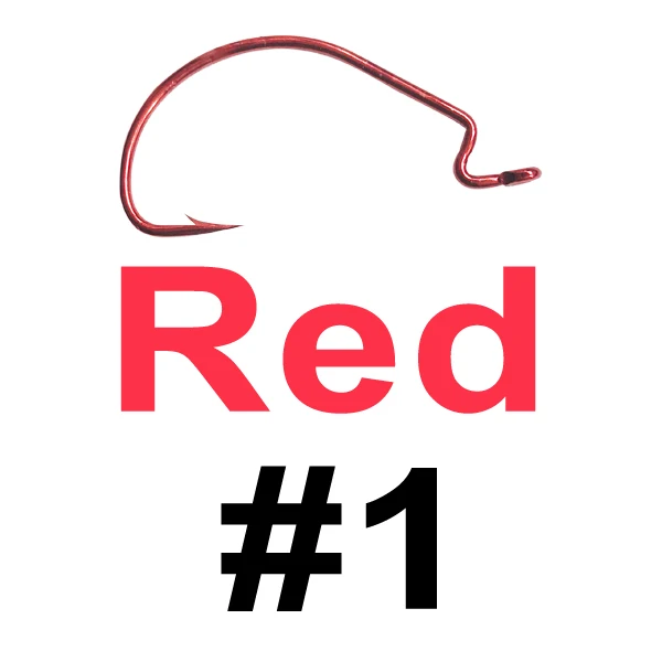 Red 1 Cassyaa 10 шт. рыболовные крючки из высокоуглеродистой стали свинцовая головка кривошипный крючок джиг большой кривошипный крючком Мягкая приманка рыболовные аксессуары KXY051 - Цвет: Red 1