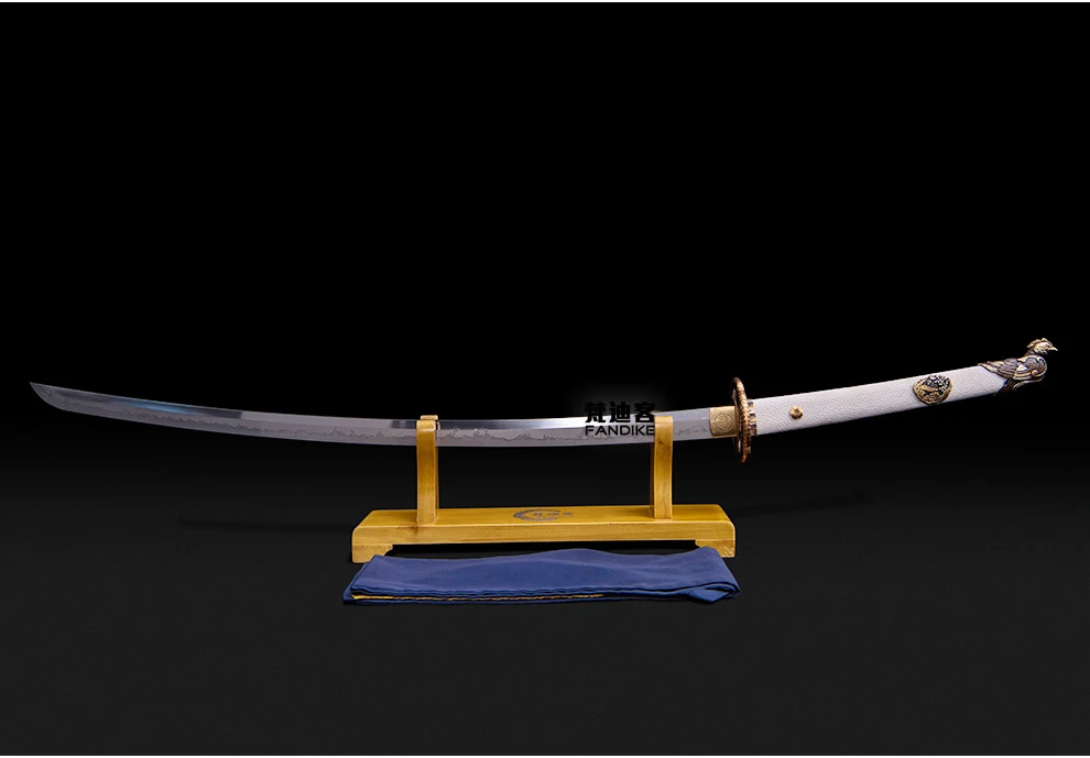Boutique Japanese Samurai Sword Katana Clay Tempered T10 Steel Chinese sword, Japanese sword, samurai real katana sword, fandike