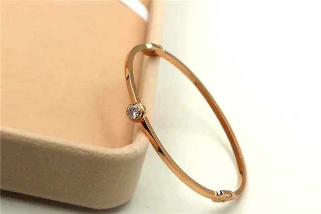 Женский браслет Martick в европейском стиле с блестящей кубической золотой цепочкой