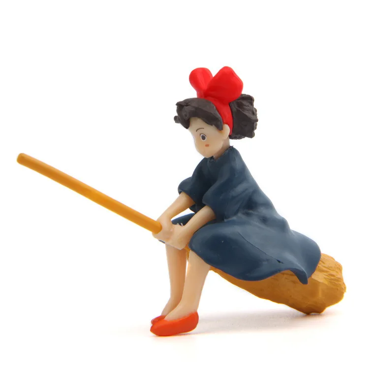 Hayao Miyazaki без уход за кожей лица человек Рисунок Kiki сидят на метла чтобы летать