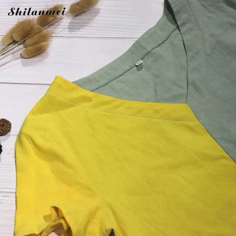 Летнее модное платье миди с v образным вырезом женские повседневные свободные