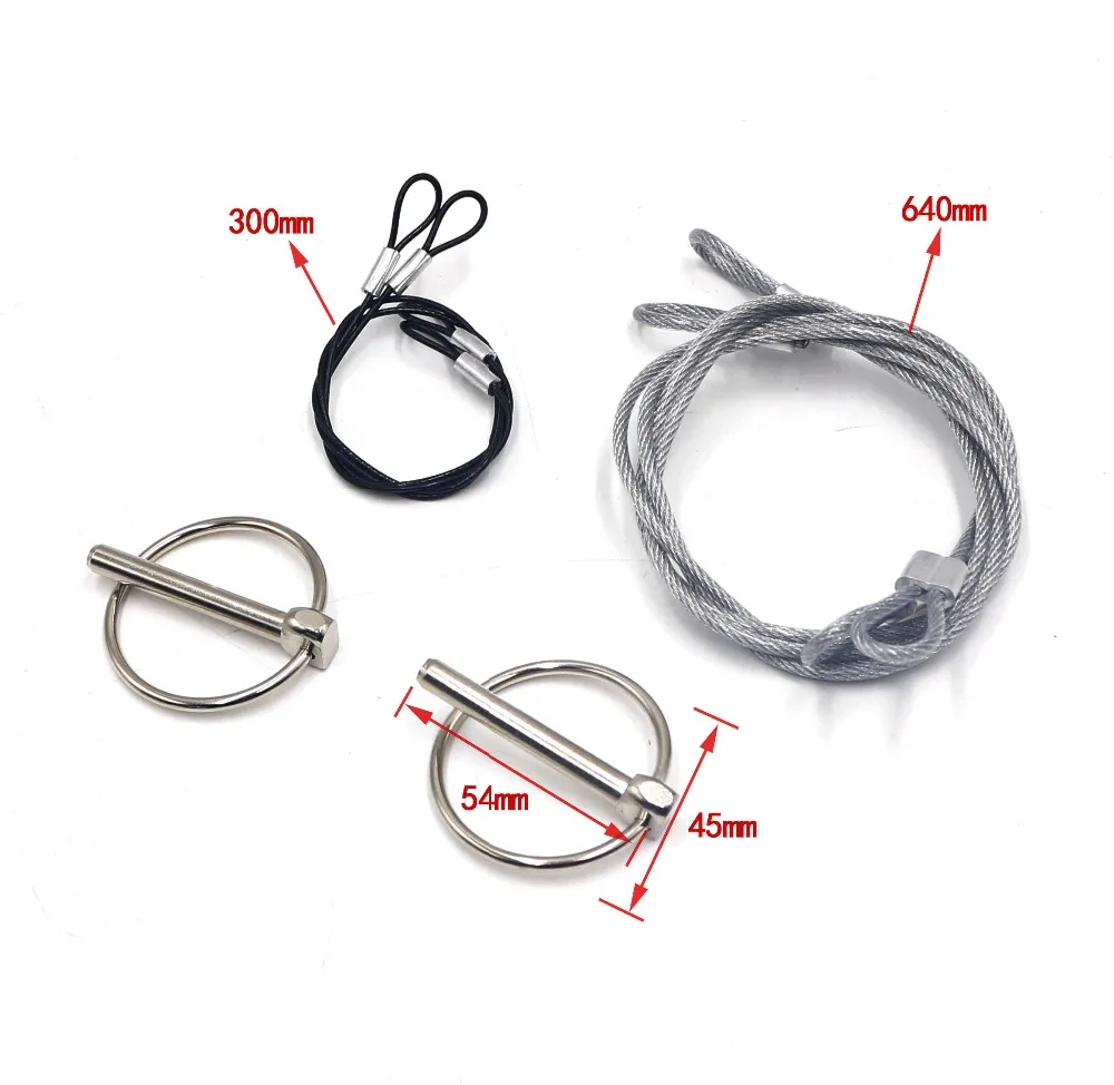 CNSPEED New Universal CNC Billet Aluminum Racing Hood Pin Appearance kit pin lock red/blue/black/purple/gold/grey TT100809|hood lock|pin lockracing