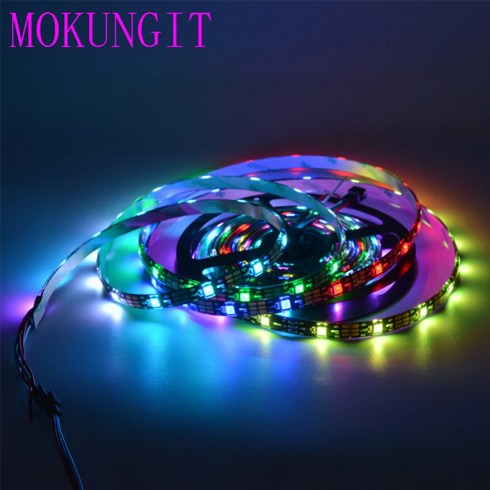 Светодиодная лента SK6812 WS2812B 200 м 40 Х5 30 шт./м 150 SMD RGB IP30/IP65/IP67 5 в постоянного