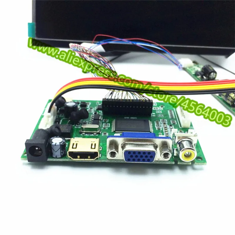 10,1-дюймовый HD-дисплей IPS 1920*1200 B101UAN02.1 плата контроллера LCD-экрана HDMI+VGA+2AV для маленького компьютера Raspberry Pi-mini PC.