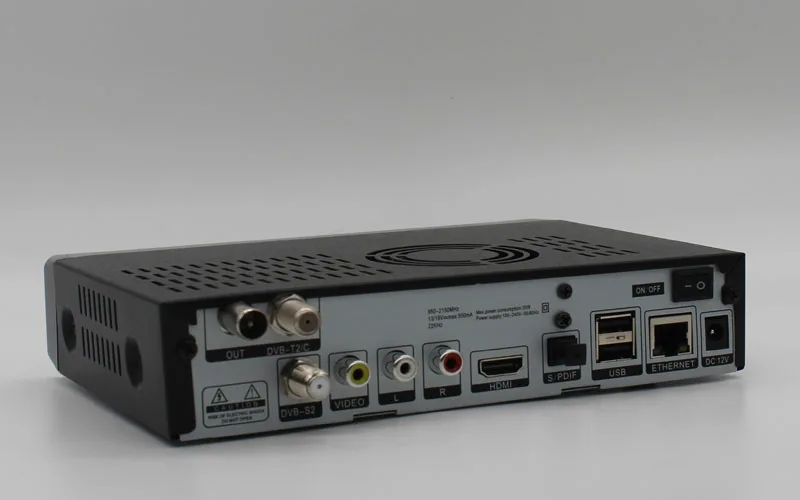HEROBOX EX3 Поддержка HD DVB-S2+ T2/C BCM7358 752 процессор, выполняющий миллион операций в секунду оснащен мощный вентилятор