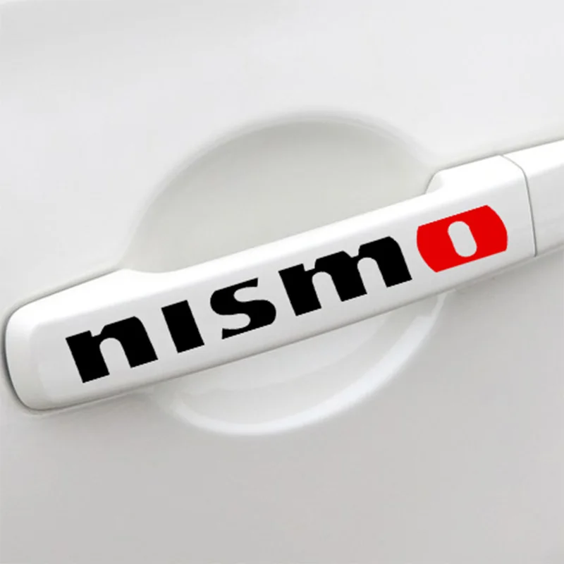 3 комплекта NISMO handdoor автомобильные наклейки для nissan qashqai 2015 juke x trail Tiida Note almera