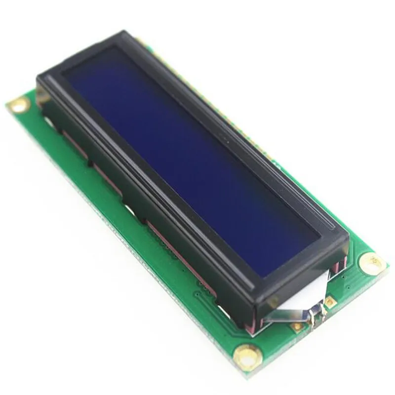 1 шт./лот синий экран 1602A Lan LCD 5V Белый шрифт с подсветкой LCD1602 для arduino|Аксессуары
