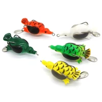 1pc fishing lure artificial bait 11 7g 65mm sinking duck soft lure fishing lures wobblers frog lure with fishing hook