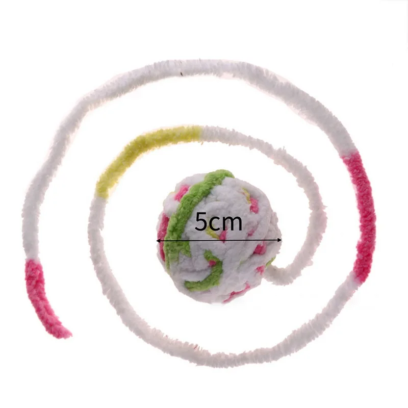 Игрушка для домашних животных мячик на веревочке укуса красочные игрушки скрипа